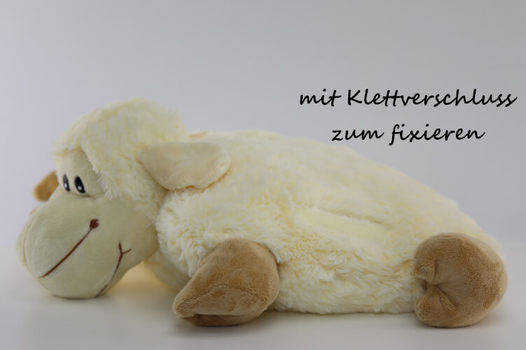 Plüschtier Stofftier Kuscheltier 2in1 Kuschelkissen Schlafkissen  Schaf Nr.2